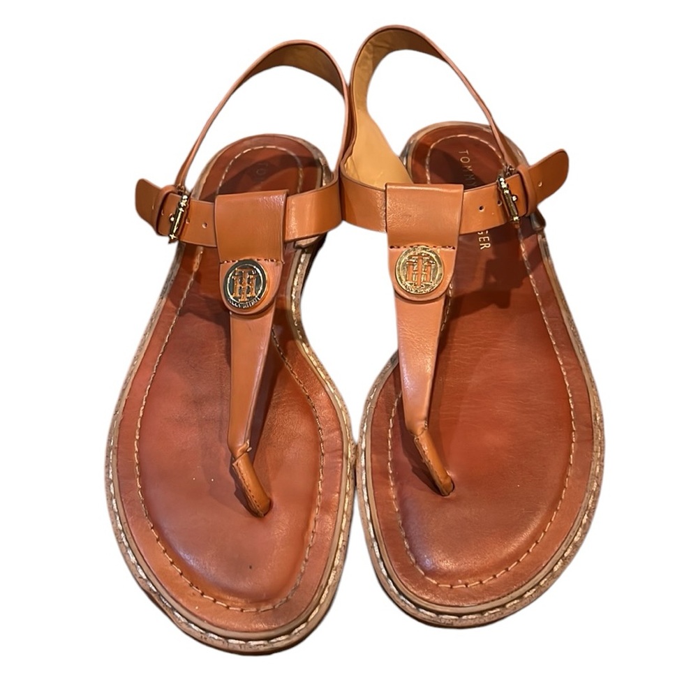 Tommy Hilfiger Burke Tan Flat Sandal